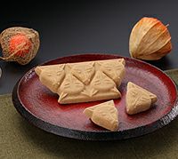 「きつねめん」9枚入り(個包装)箱なし／砂糖菓子 きつね 稲荷 和菓子 珍菓 山形 庄内 鶴岡 特産品 お土産 お取り寄せ