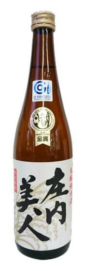 清酒　出羽ノ雪　きもと純米酒　「庄内美人」 720ml （株）渡會本店　純米酒　熱燗