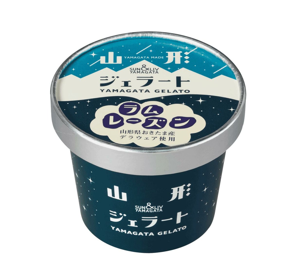 山形ジェラート（ラムレーズン）