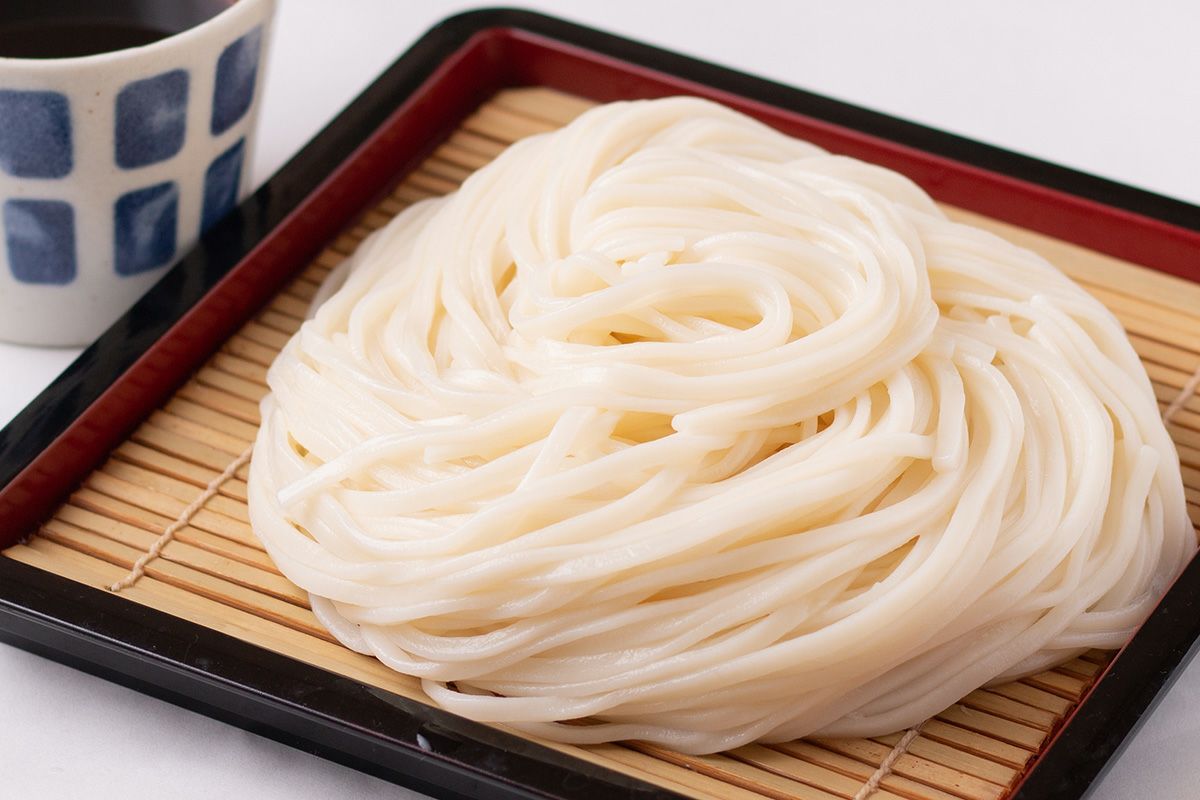 「大山稲庭うどん 10把」山形県鶴岡市 ご当地うどん 庄内  乾麺 すがわら製麺 400g×10把 化粧箱入