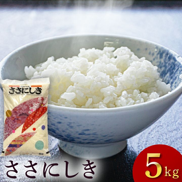 「ささにしき」山形県庄内産 令和6年(2024) 白米 5kg